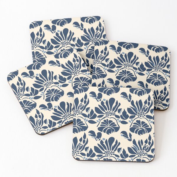 Item preview, Block Print Pattern designed and sold by SideSignal.