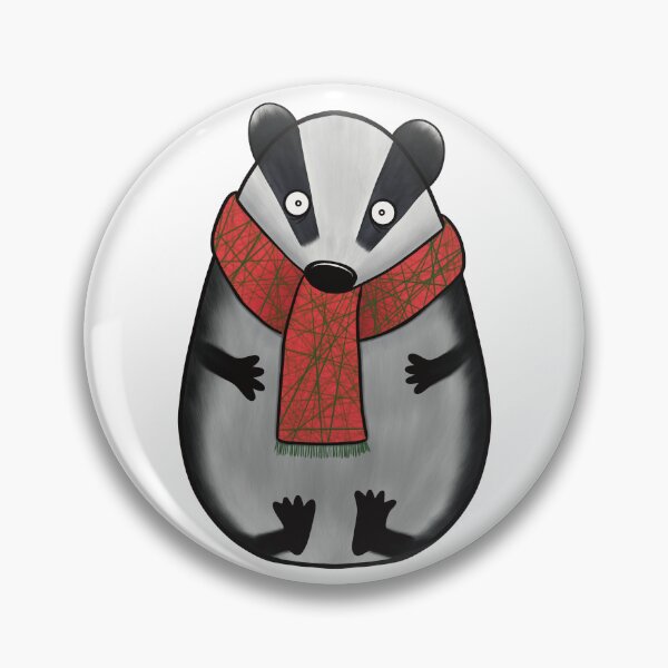Item preview, Badger In Scarf designed and sold by Wubsys.