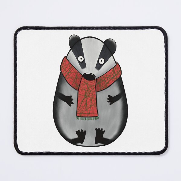 Item preview, Badger In Scarf designed and sold by Wubsys.