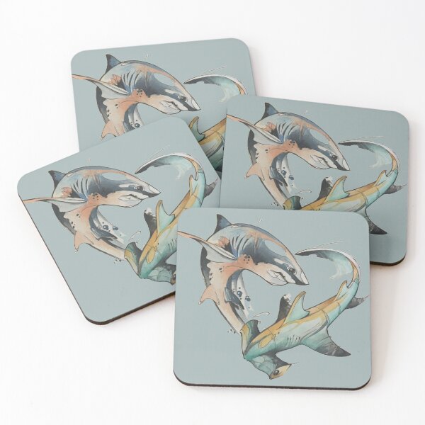Item preview, Shark Battle designed and sold by kahisageeky.