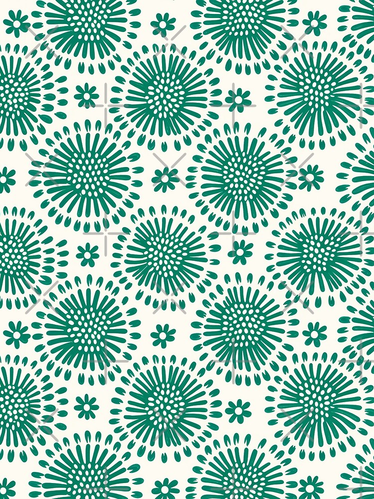 Thumbnail 3 of 3, Scarf, Block Print Pattern designed and sold by SideSignal.