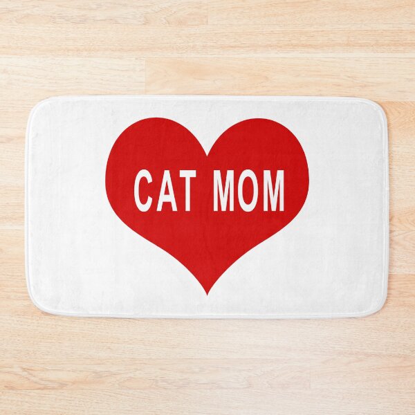 Item preview, CAT MOM Red Love Heart designed and sold by usernamenaijan.
