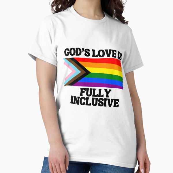 Vista previa del artículo con la obra «El amor de Dios es totalmente inclusivo.», diseñado y vendido por agaveporridge.