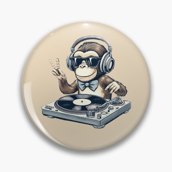 Item preview, DJ mono designed and sold by Myra365Art.