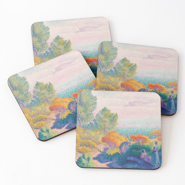 Item preview, Henri Edmond Cross Landscape with Two Women, 1895 designed and sold by Suzana Djordjevic.