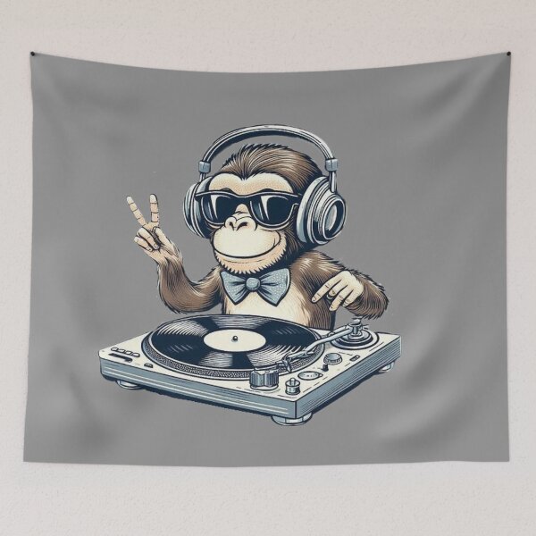 Item preview, DJ mono designed and sold by Myra365Art.