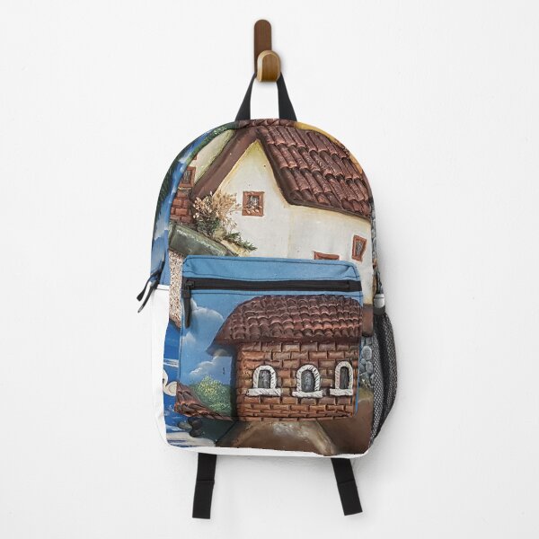 Item preview, Costa Rican bridge and old town crafts landscape hand painted art  designed and sold by Carlos Gudino.