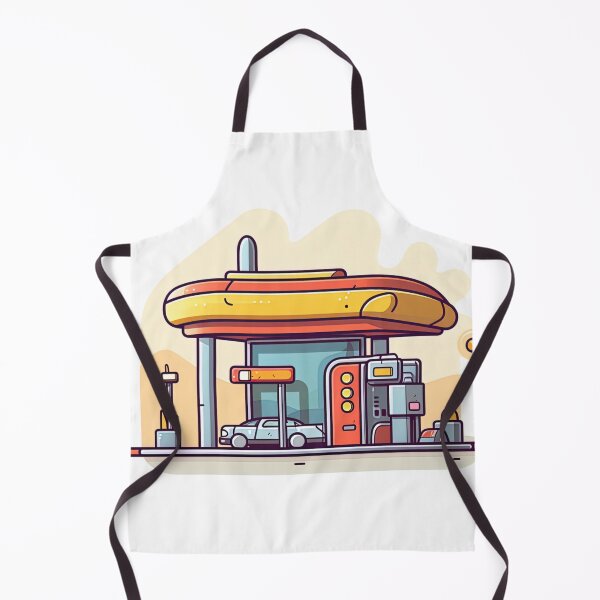 Item preview, Gas station | cute style designed and sold by ComicsFactory.