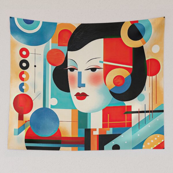 Item preview, Explore Simplistic & Minimalistic Japanese Geisha Portraits with a Majestic Touch designed and sold by ArtificialGenes.