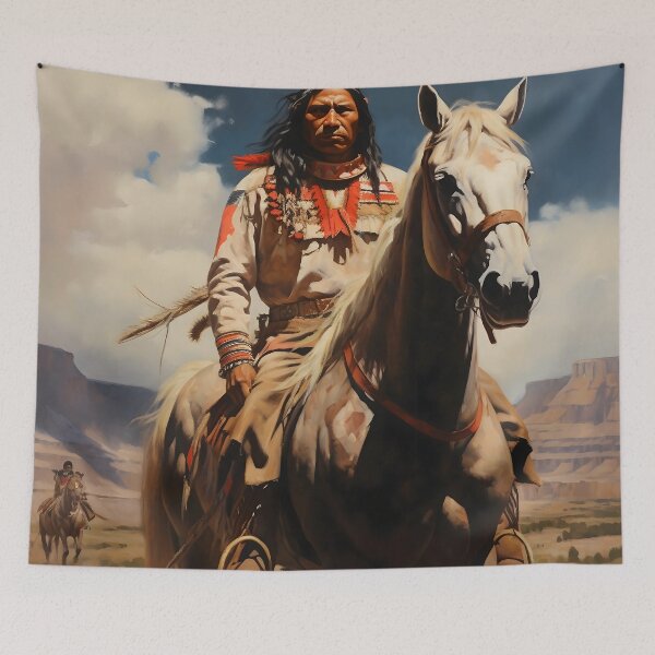 Item preview, Native American Brave Looking into the Distance designed and sold by dcrc.