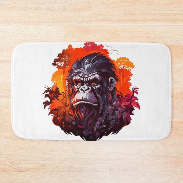 Item preview, Gorilla in the jungle designed and sold by LolixBaletix.