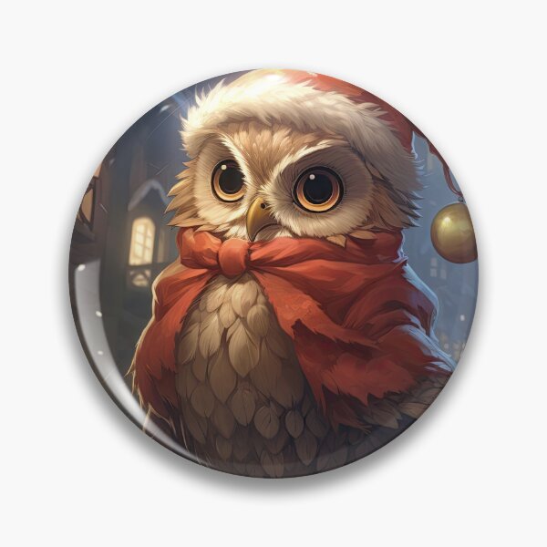 Item preview, Santa Claus as an owl for Christmas it's coming designed and sold by WallyPink.