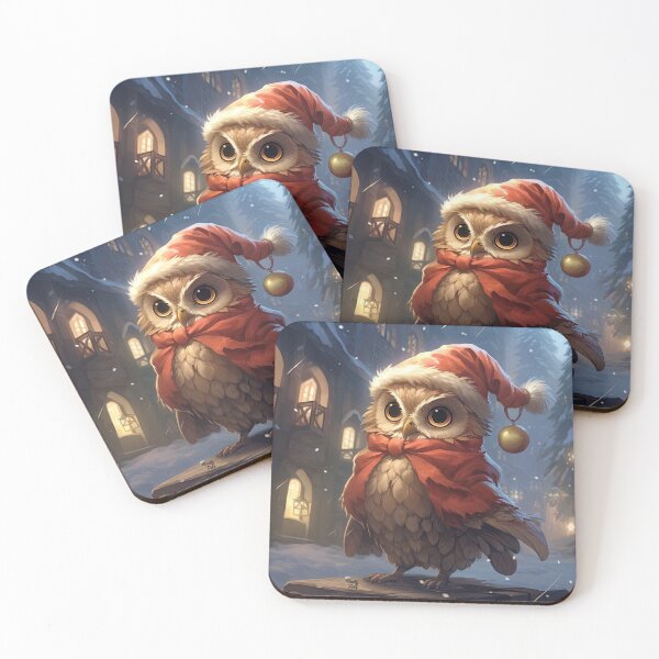 Item preview, Santa Claus as an owl for Christmas it's coming designed and sold by WallyPink.