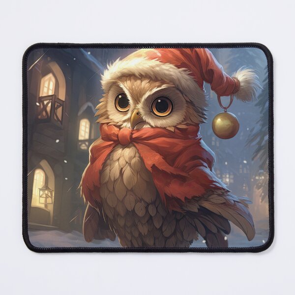 Item preview, Santa Claus as an owl for Christmas it's coming designed and sold by WallyPink.