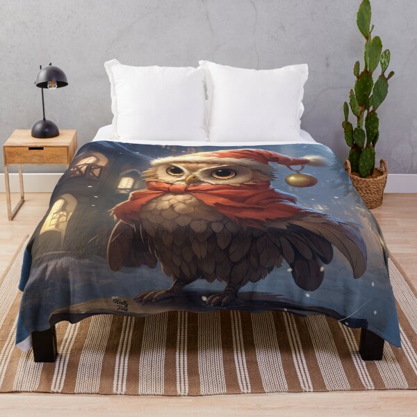 Item preview, Santa Claus as an owl for Christmas it's coming designed and sold by WallyPink.