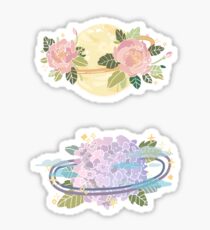 Flower planets Sticker