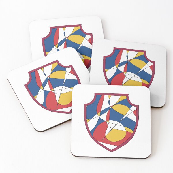 Item preview, Abstract Sports Badge Wall Art – Bold Shield Emblem Design No.2 designed and sold by iampaulmorris.