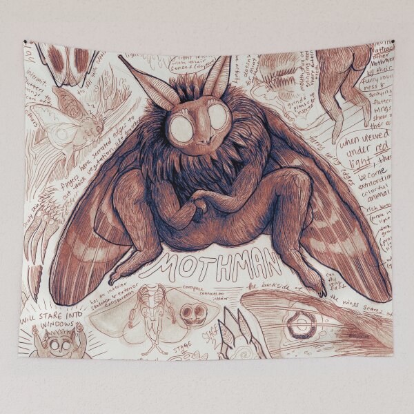 Item preview, Mothman Study III designed and sold by Egertron.