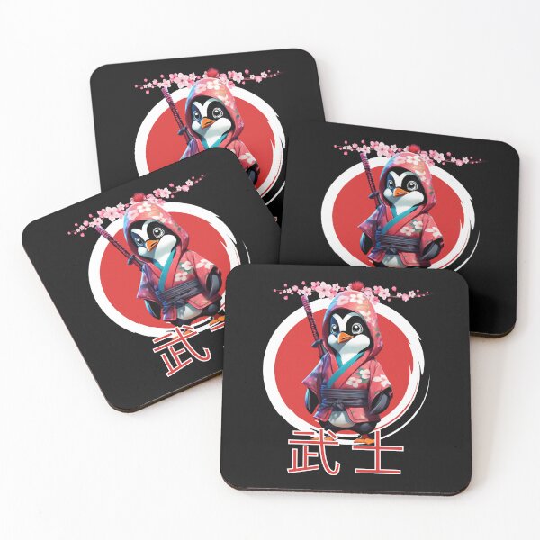 Item preview, a cool samurai penguin warrior designed and sold by Animal world designs.