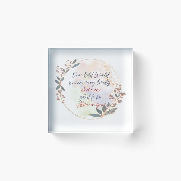 Item preview, Anne of Green Gables "Dear Old World"  designed and sold by QammerWazir.
