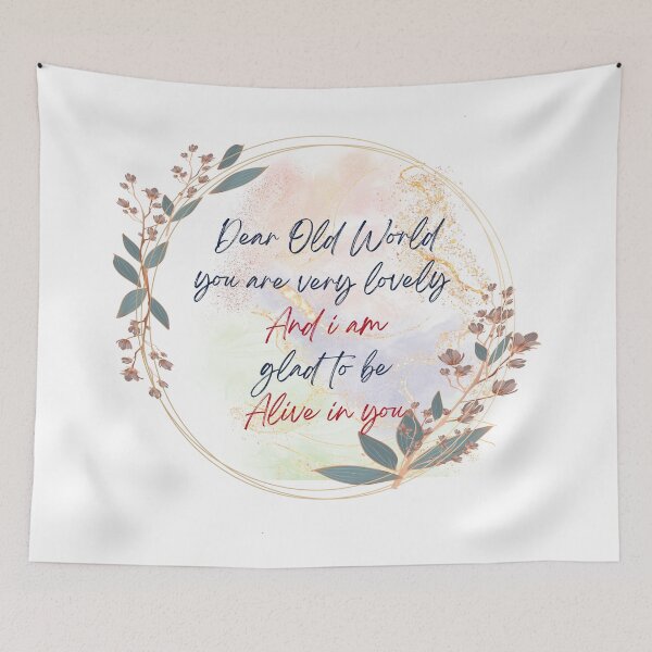 Item preview, Anne of Green Gables "Dear Old World"  designed and sold by QammerWazir.