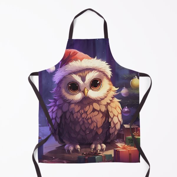 Item preview, cute Santa Claus Christmas owl designed and sold by WallyPink.