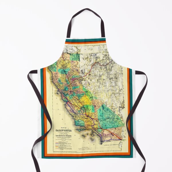Item preview, Southern Pacific Map of California, Southern Pacific Railroad Company 1876 designed and sold by Chuck Mountain Poster Art.