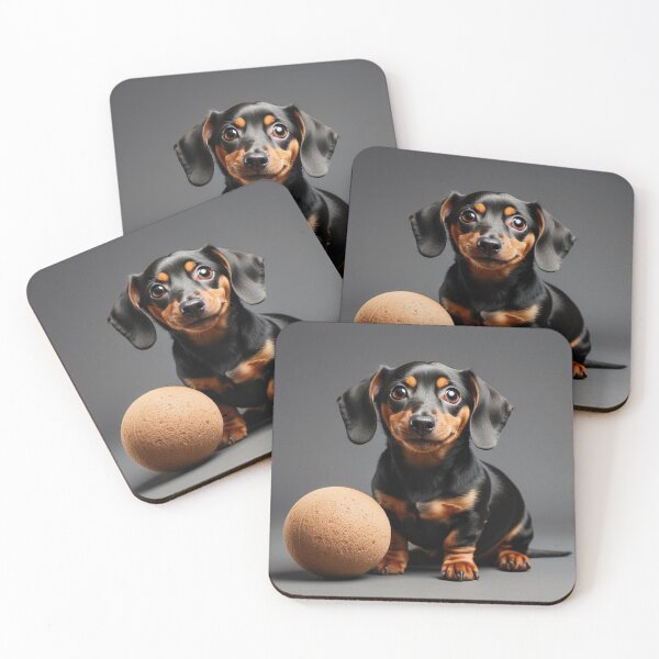 Item preview, sausage dog with boll designed and sold by baybaybaiba.