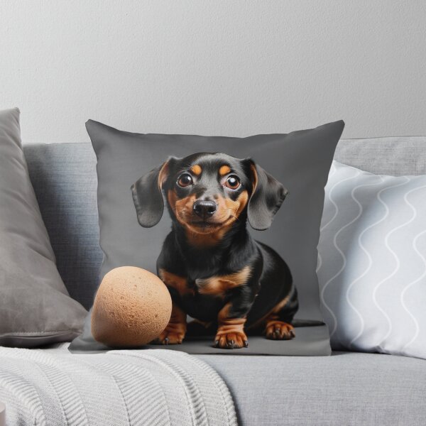 Item preview, sausage dog with boll designed and sold by baybaybaiba.