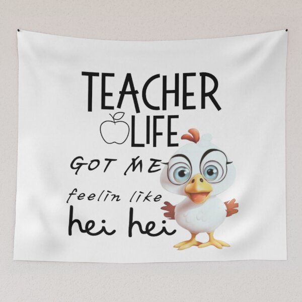 Item preview, TEACHER LIFE GOT ME FEELIN LIKE HEI HEI designed and sold by kozlebozle007.