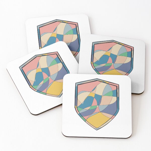 Item preview, Abstract Sports Badge Wall Art – Bold Shield Emblem Design No.4 designed and sold by iampaulmorris.