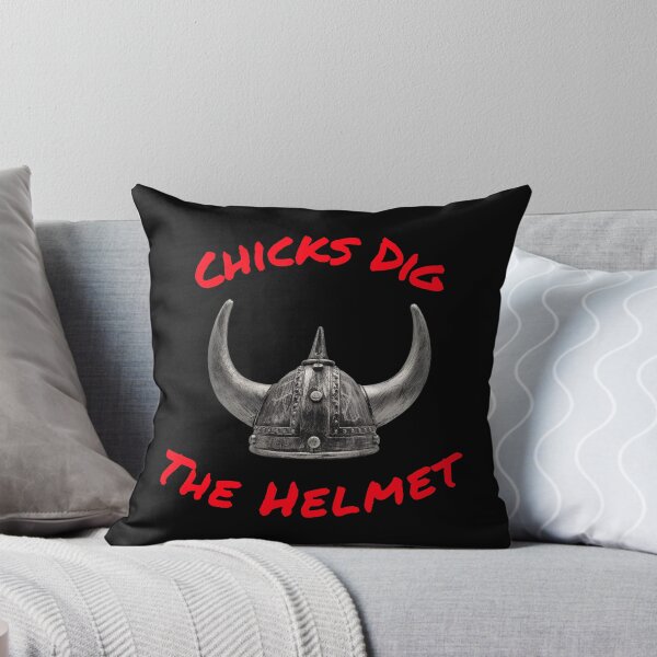 Item preview, Chicks Dig The Helmet designed and sold by RiffRaffGraffix.