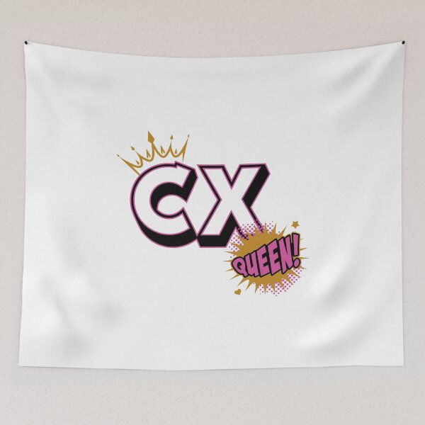 Item preview, CX Queen - Gift for Customer Support Agent Heroes designed and sold by soniaaseguin.