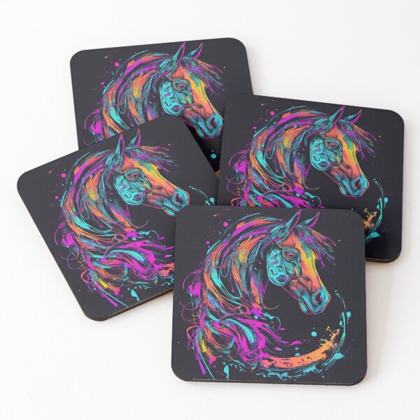 Item preview,  "Neon Horse T-Shirt Collection" designed and sold by Eandbeyond.