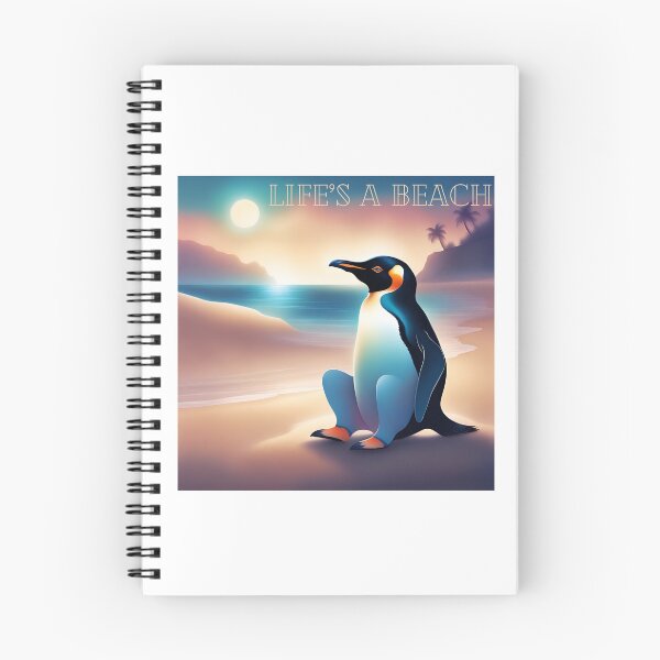 Artikelvorschau, Pinguin am Strand entworfen und verkauft von LRICHARD1.
