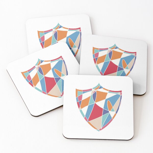 Item preview, Abstract Sports Badge Wall Art – Bold Shield Emblem Design No.5 designed and sold by iampaulmorris.