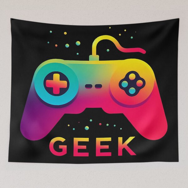 Item preview, Manette Multicolore : Le Contrôle Absolu du Geek designed and sold by Thyson.