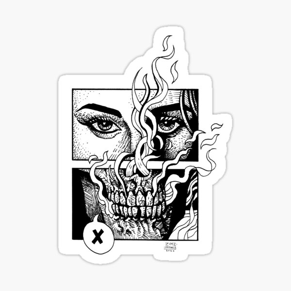 Stranger end Sticker