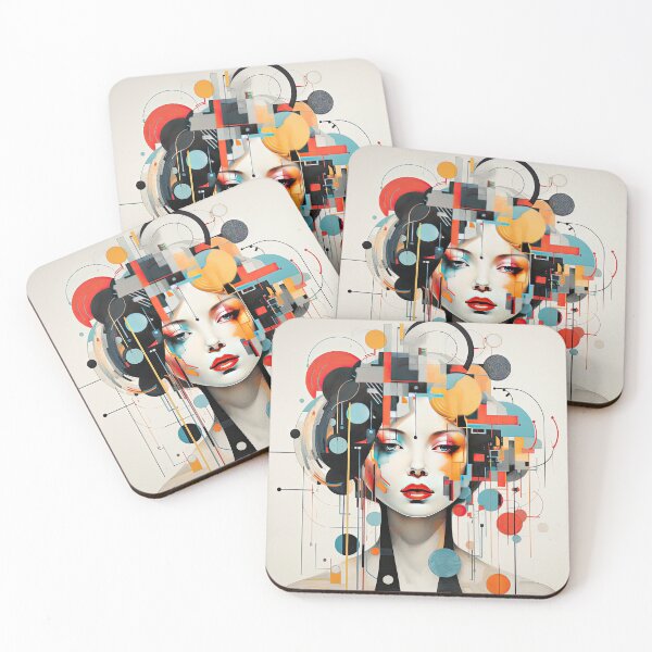 Item preview, Explore Simplistic & Minimalistic Japanese Geisha Portraits with a Majestic Touch designed and sold by ArtificialGenes.