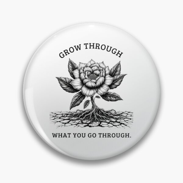 Item preview, Grow Through What You Go Through designed and sold by ZenEverAI.