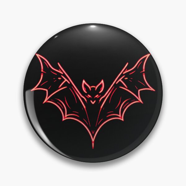 Item preview, Blood Red Neon Bat Symbol designed and sold by Karnedge.
