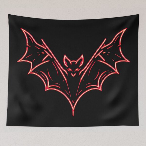 Item preview, Blood Red Neon Bat Symbol designed and sold by Karnedge.