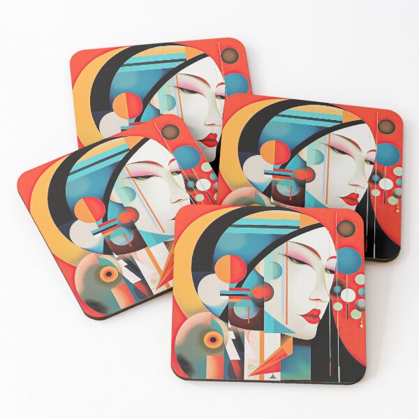 Item preview, Explore Simplistic & Minimalistic Japanese Geisha Portraits with a Majestic Touch designed and sold by ArtificialGenes.