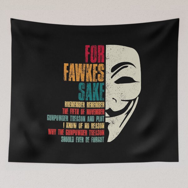 Item preview, FOR FAWKES SAKE | BONFIRE NIGHT | I CAME I SAW I CONQUERED | RED | Remember The Fifth Of November designed and sold by justypun.
