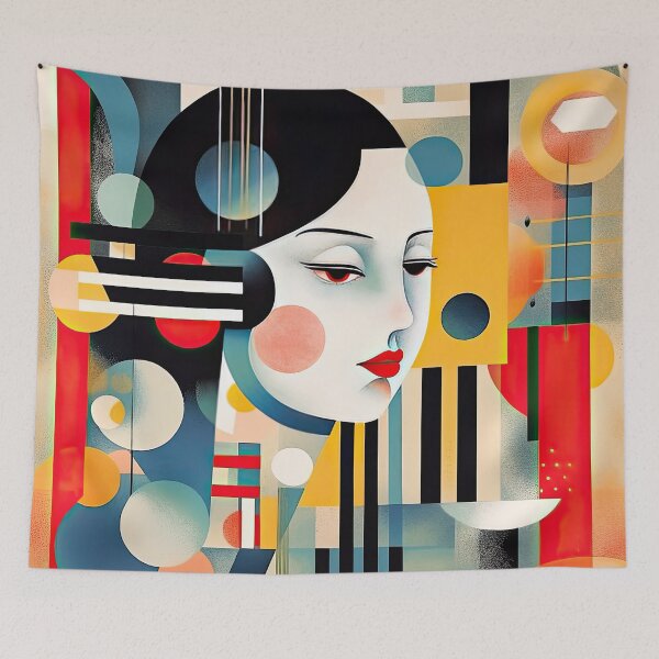 Item preview, Explore Simplistic & Minimalistic Japanese Geisha Portraits with a Majestic Touch designed and sold by ArtificialGenes.