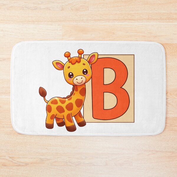 Item preview, Giraffe Monogram Letter B designed and sold by Coffee Lifestyle.