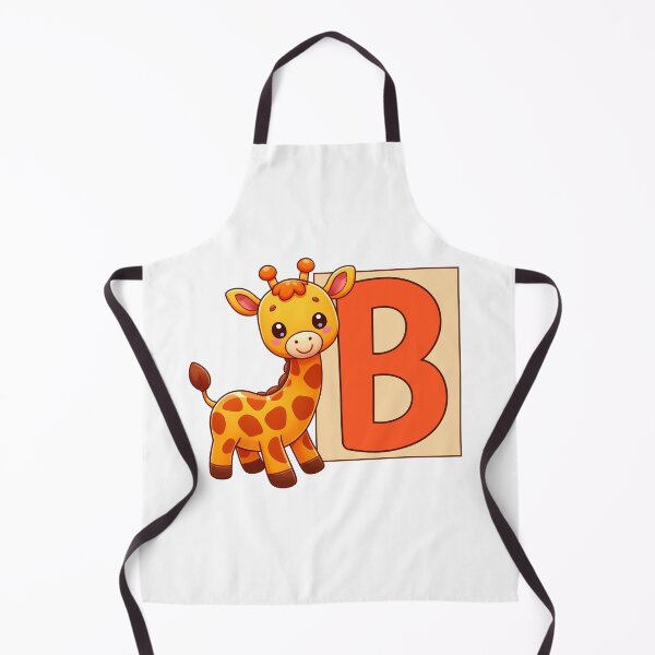 Item preview, Giraffe Monogram Letter B designed and sold by Coffee Lifestyle.