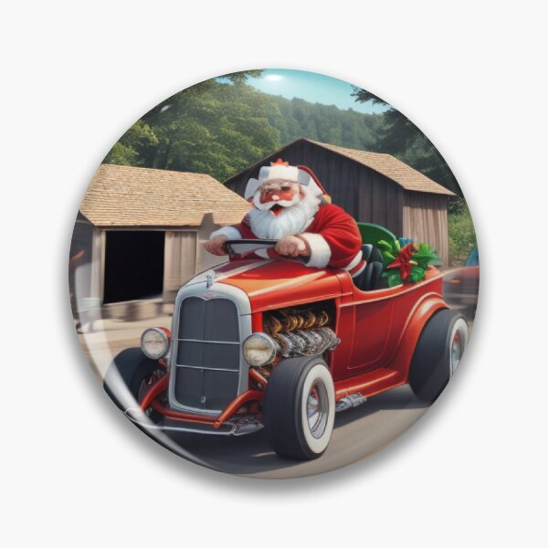Item preview, Hot Rod Santa Country Road designed and sold by KoliBabb.
