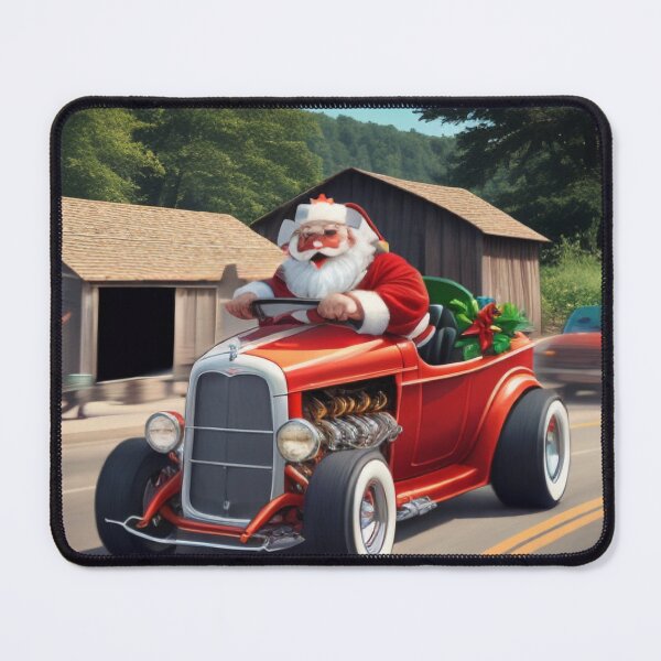 Item preview, Hot Rod Santa Country Road designed and sold by KoliBabb.