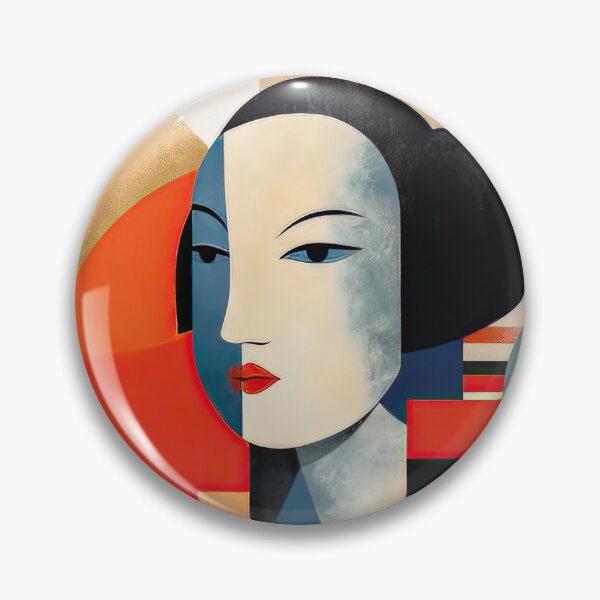 Item preview, Explore Simplistic & Minimalistic Japanese Geisha Portraits with a Majestic Touch designed and sold by ArtificialGenes.
